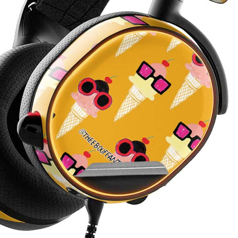 Bouffants and Broken Hearts Ice Cream with Shades SteelSeries Arctis 3 Skin